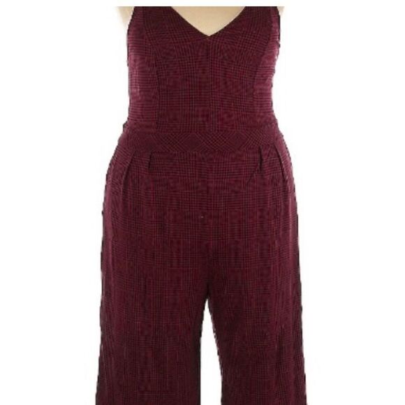 Torrid 4x Red and Black Jumpsuit - Picture 3 of 10